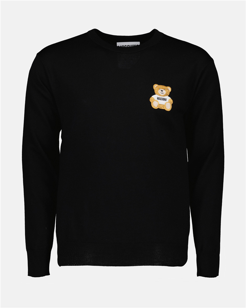 Strickwaren Pull Teddy Moschino Schwarz Homme
