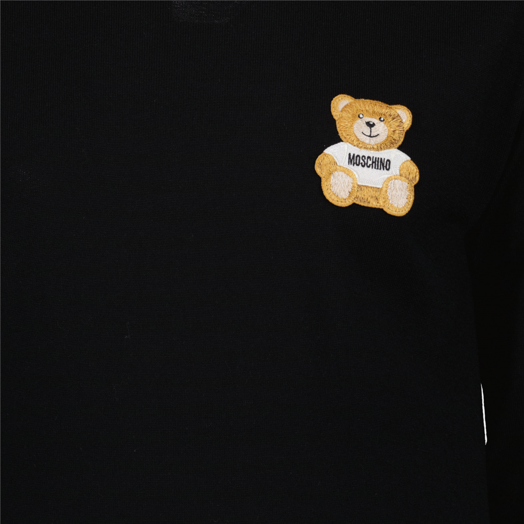 니트웨어 Pull Teddy Moschino 검은색 Homme