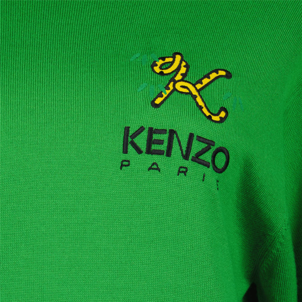 Strickwaren Pull Tiger Tail K Kenzo Grün Femme