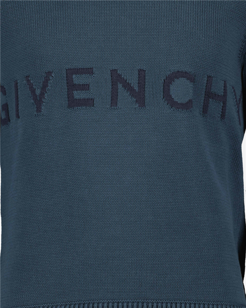 Strickwaren Pullover à logo Givenchy Blau Homme