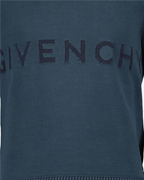 Strickwaren Pullover à logo Givenchy Blau Homme