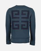 Strickwaren Pullover à logo Givenchy Blau Homme