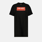 Vestidos Robe à logo Kenzo Preto Femme