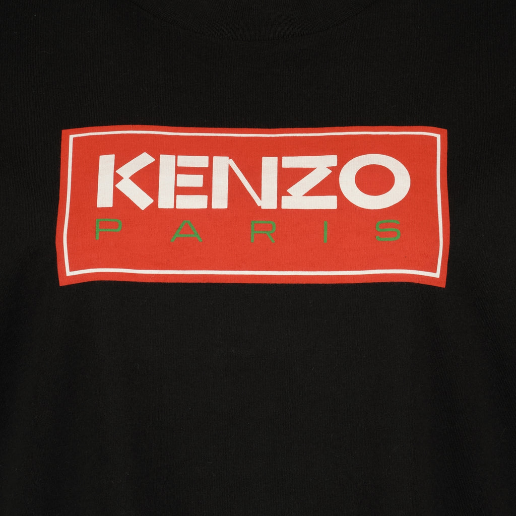 Vestidos Robe à logo Kenzo Preto Femme