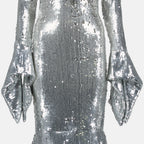 Vestidos Vestido de Lantejoulas Ami PARIS Prateado Mulheres