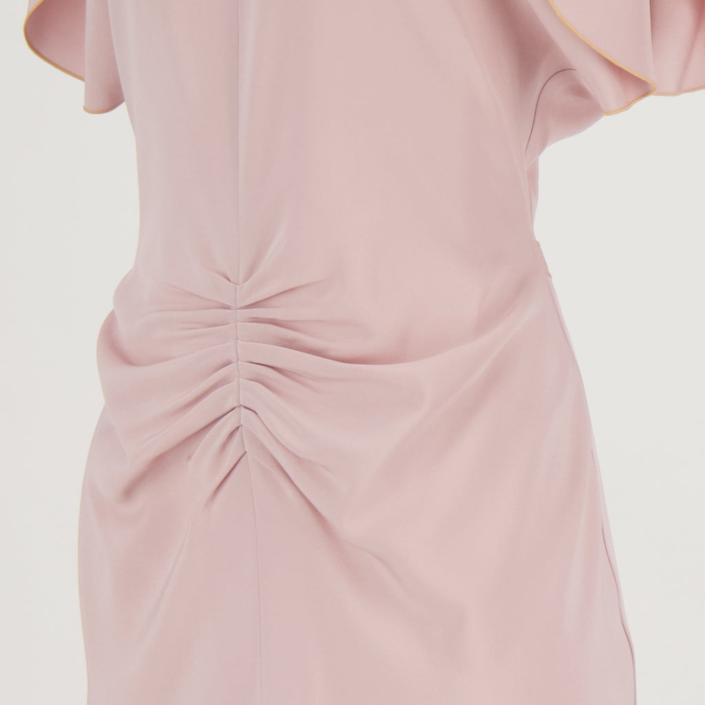 Abiti Robe à taille froncée Rose Victoria Beckham Rosa Femme