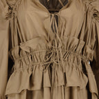 Vestidos Robe à volants MSGM Bege Femme