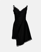 Vestidos Robe en dentelle Alexander McQueen Negro Femme