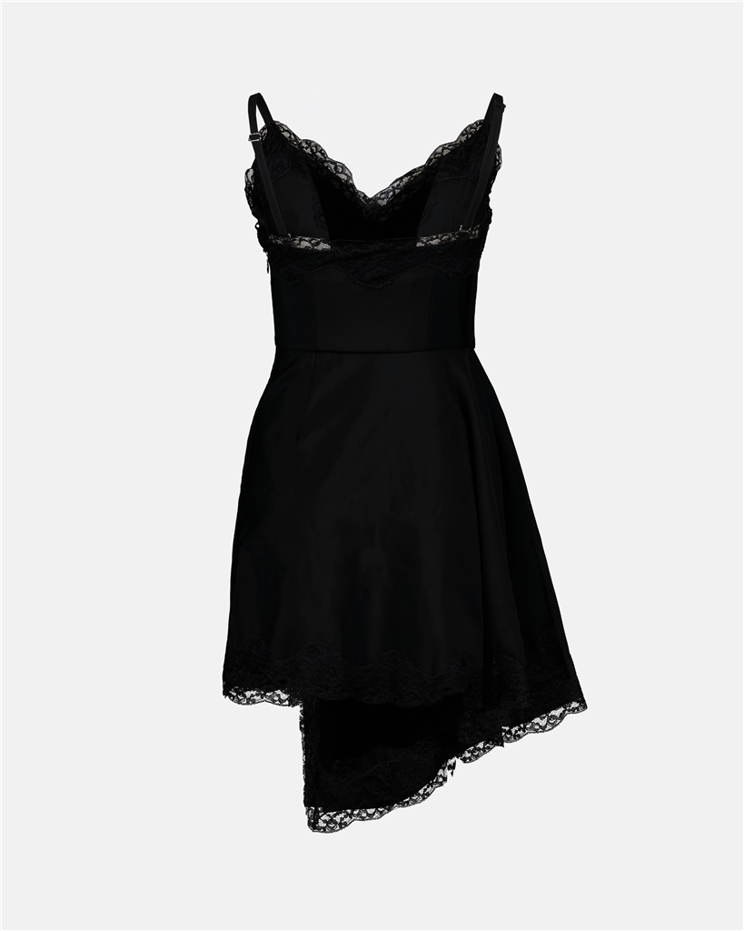 Vestidos Robe en dentelle Alexander McQueen Negro Femme