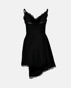 Vestidos Robe en dentelle Alexander McQueen Negro Femme