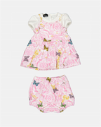 Vestuário Robe Barocco Butterfly Versace Rosa Crianças