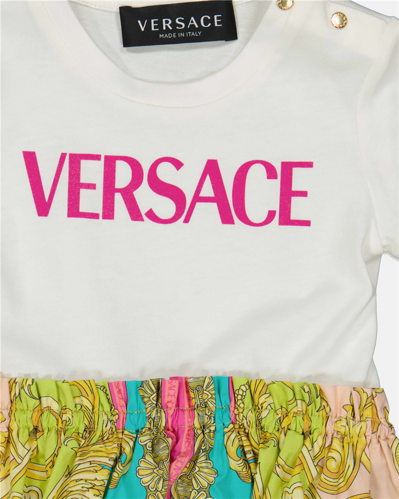 Vestuário Robe Barocco Goddess Versace Branco Crianças