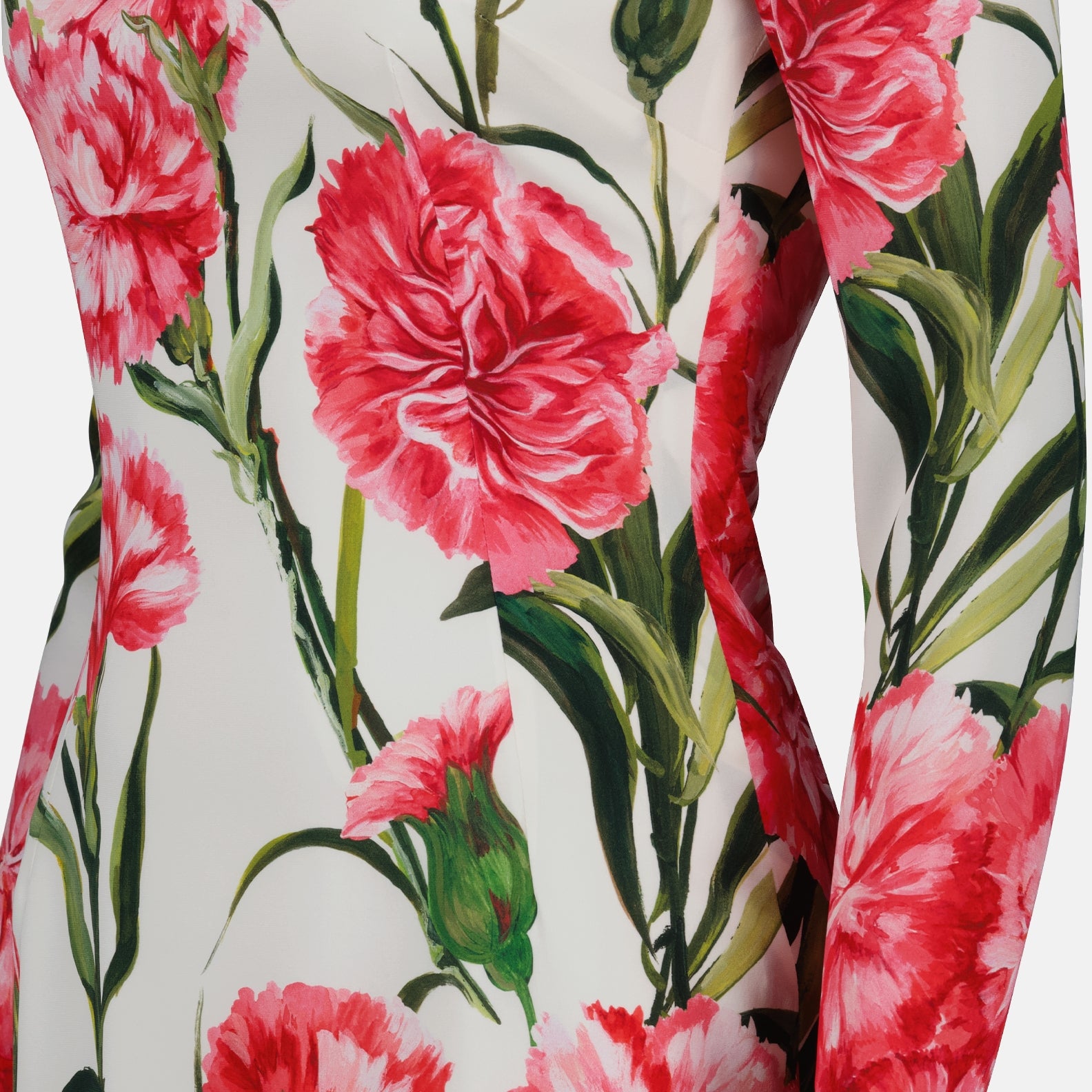 Vestidos Robe à imprimé œillets Dolce & Gabbana Rosa Femme