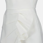 Vestidos Robe à volants Blanc MSGM Branco Femme
