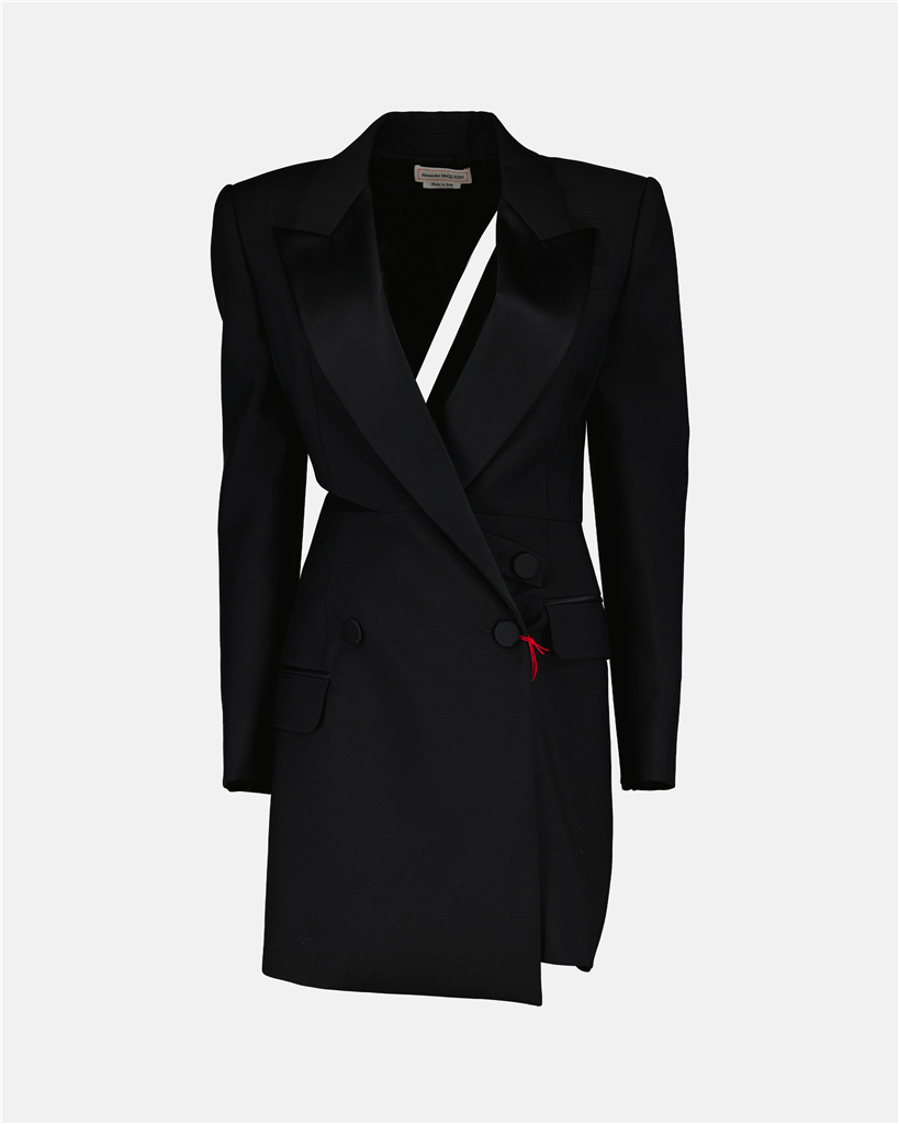 Vestidos Robe blazer Alexander McQueen Preto Femme