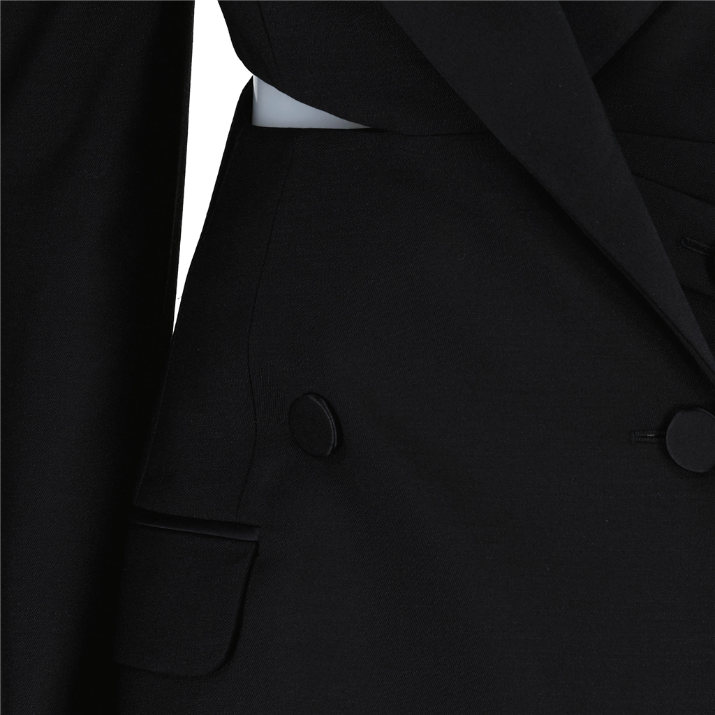 Vestidos Robe blazer Alexander McQueen Preto Femme