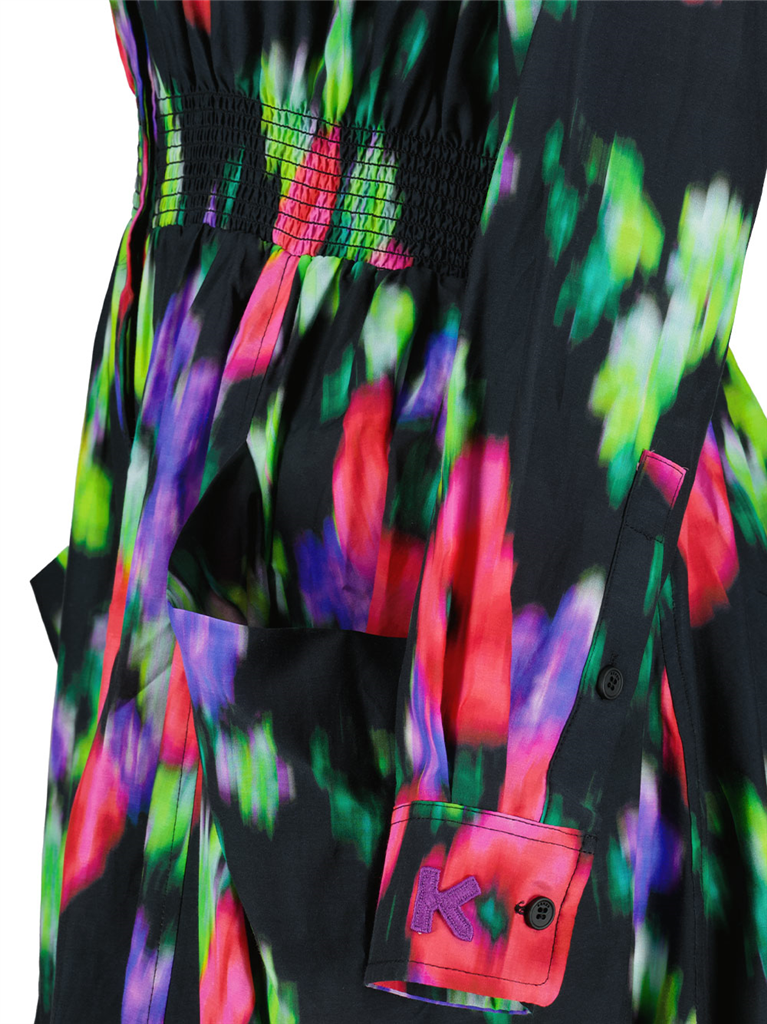Vestidos Robe Blurred Flowers Kenzo Multicolorido Femme