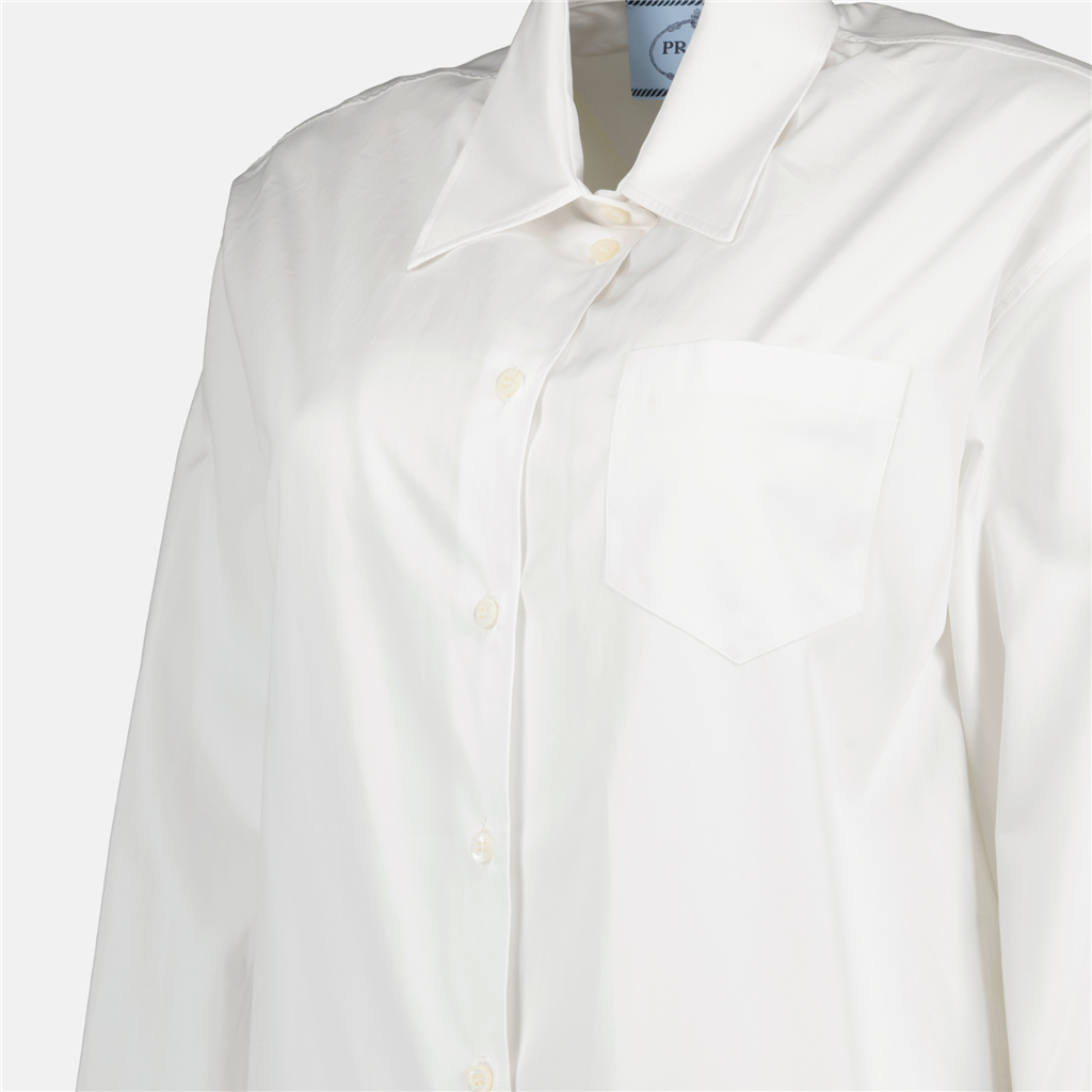 Vestidos Robe chemise Prada Branco Femme