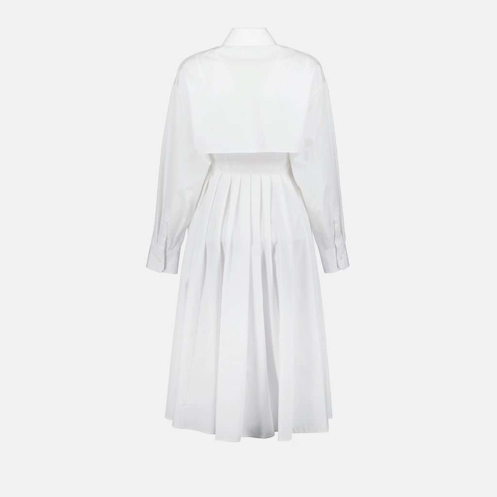 Vestidos Robe chemise Prada Branco Femme