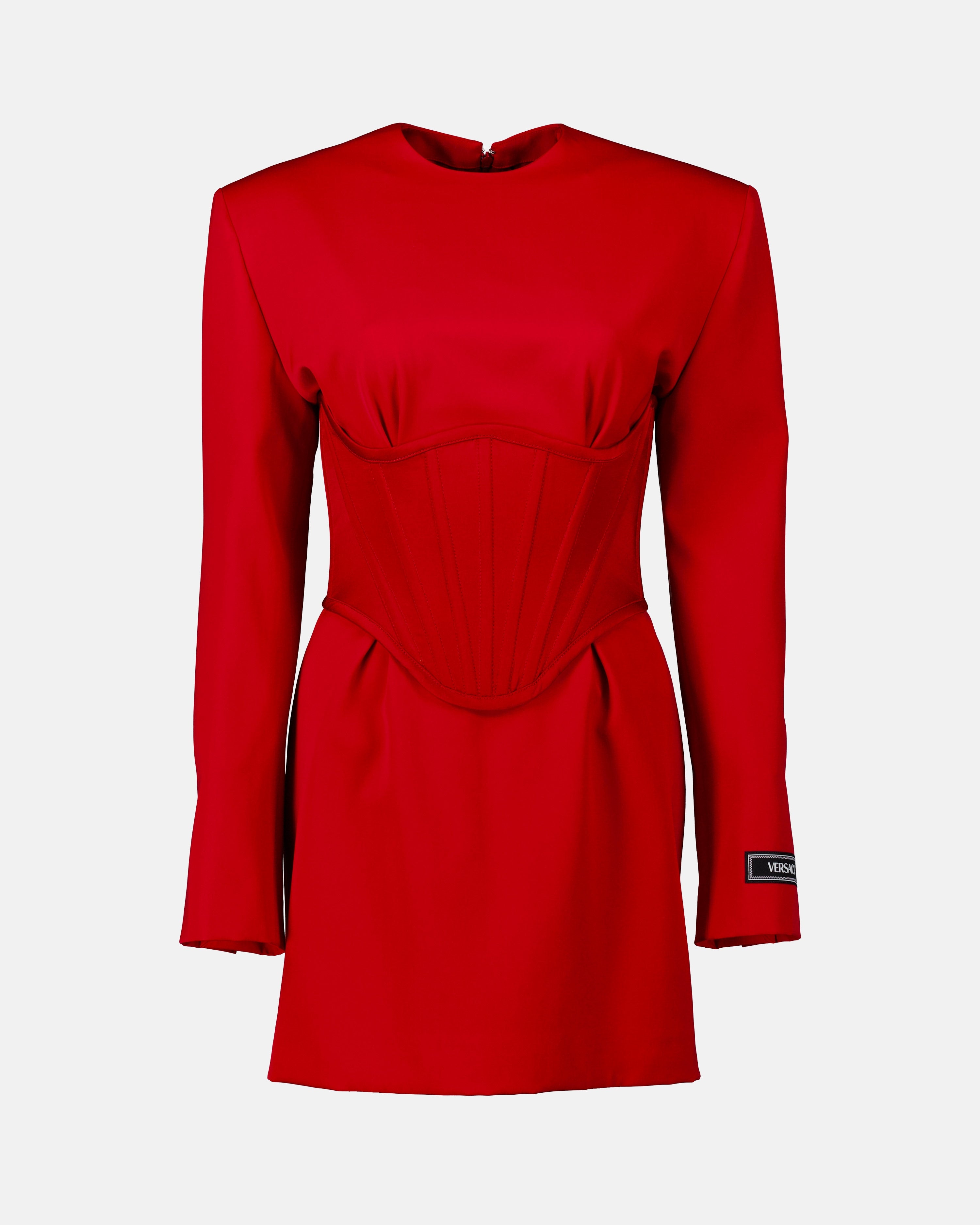 Vestidos Robe Corset Versace Vermelho Femme