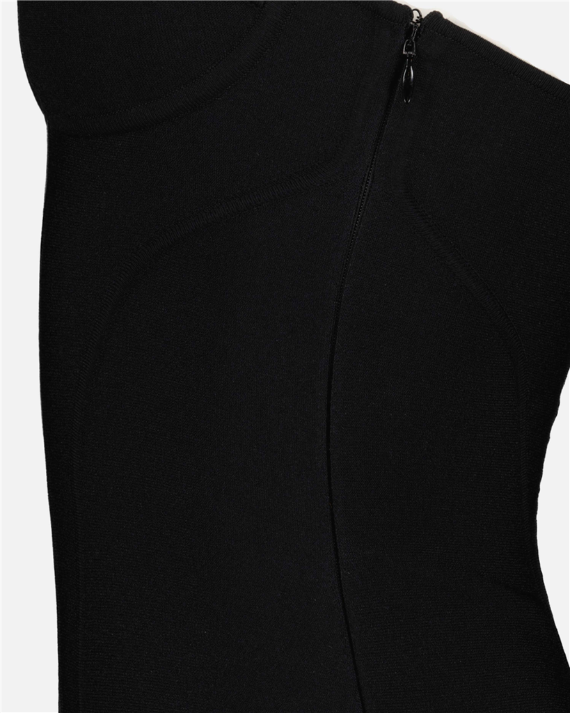 Robes Robe patineuse Alexander McQueen Noir Femme