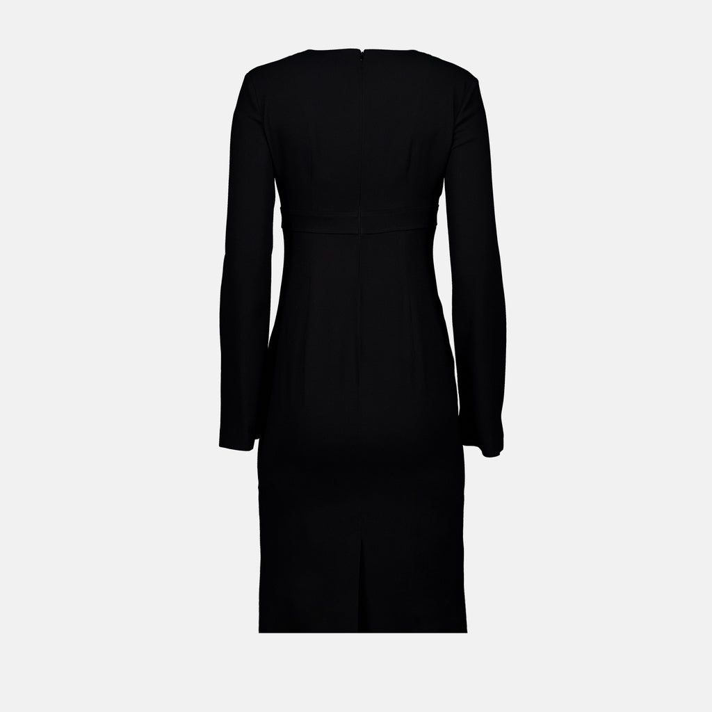 Vestidos Vestido Direito Moschino Preto Femme