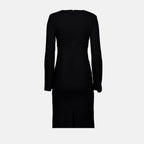 Vestidos Vestido Direito Moschino Preto Femme
