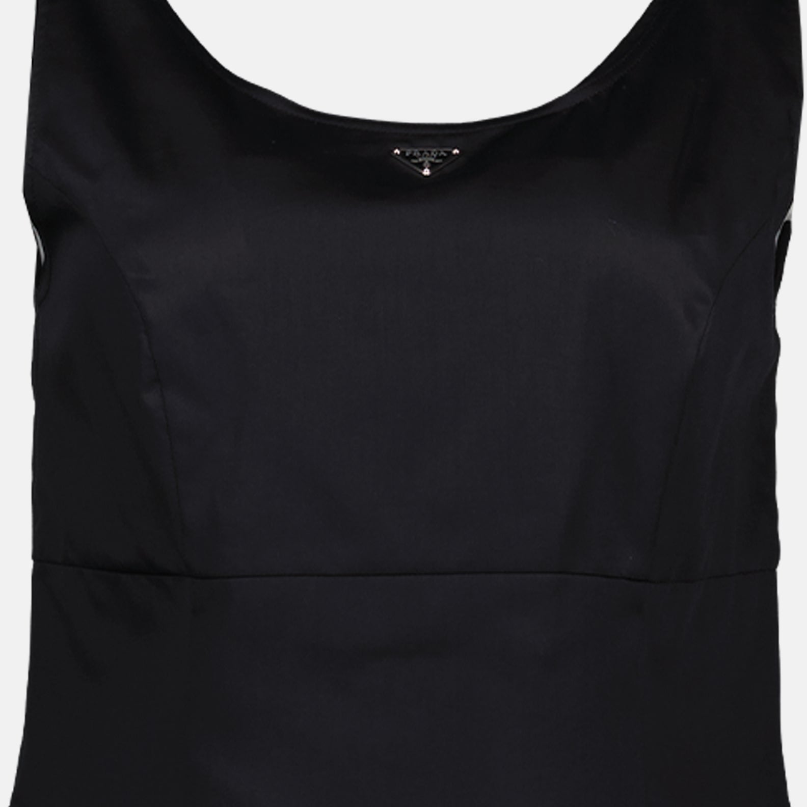 Vestidos Robe droite Prada Preto Femme