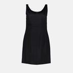 드레스 Robe droite Prada 검은색 Femme