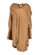 Vestidos Robe en crêpe Fendi Marrom Femme