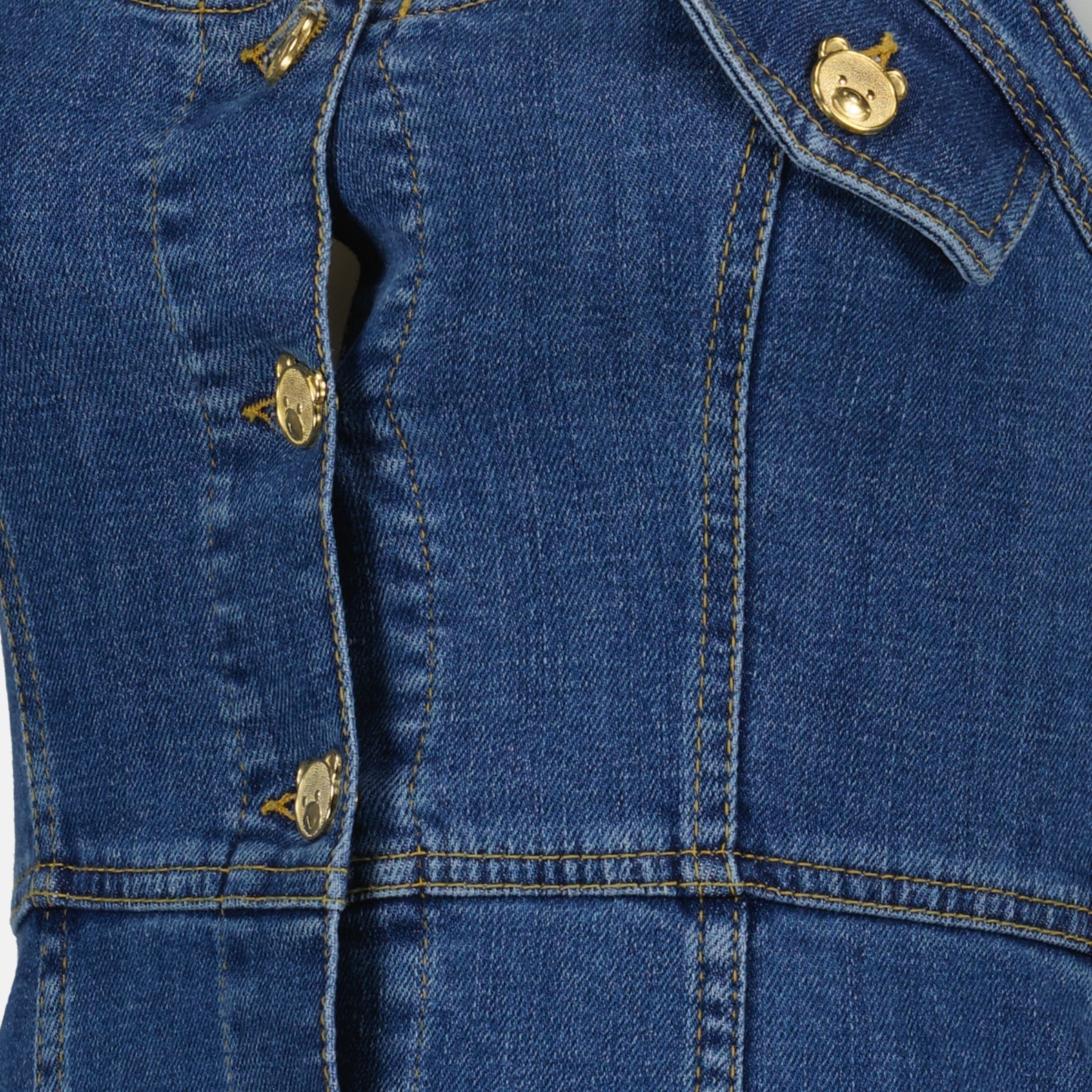 Vestidos Robe en denim Moschino Azul Femme