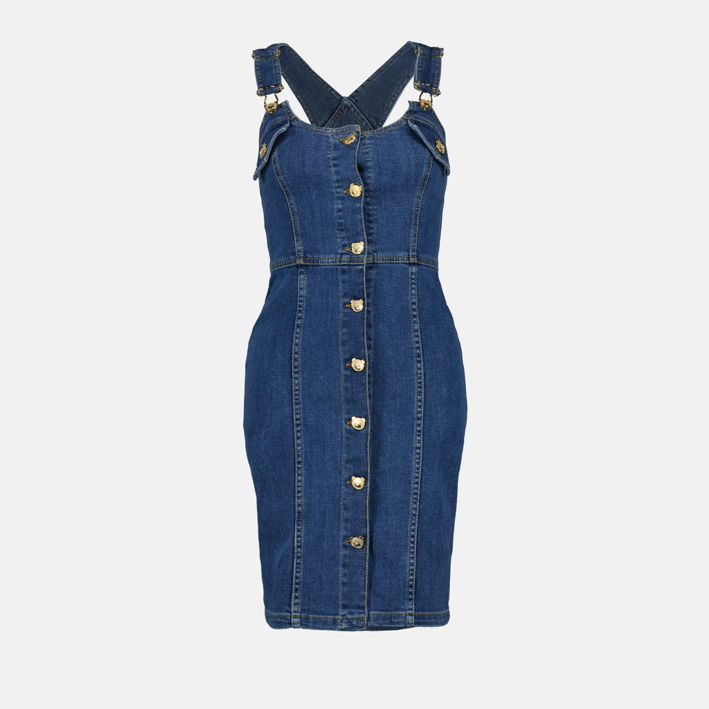 Vestidos Robe en denim Moschino Azul Femme