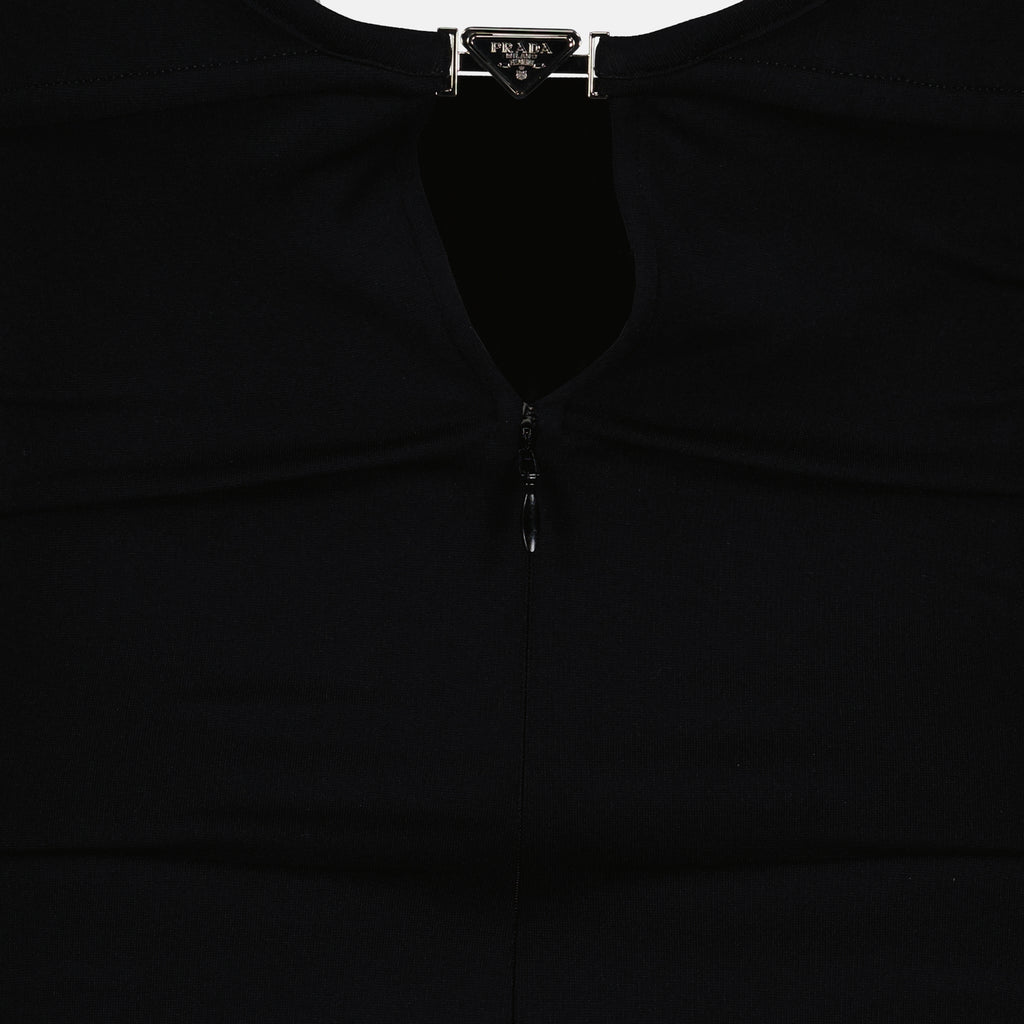Vestidos Robe en jersey Prada Preto Femme