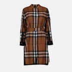 Robes Robe Sofia à carreaux Burberry Marron Femme