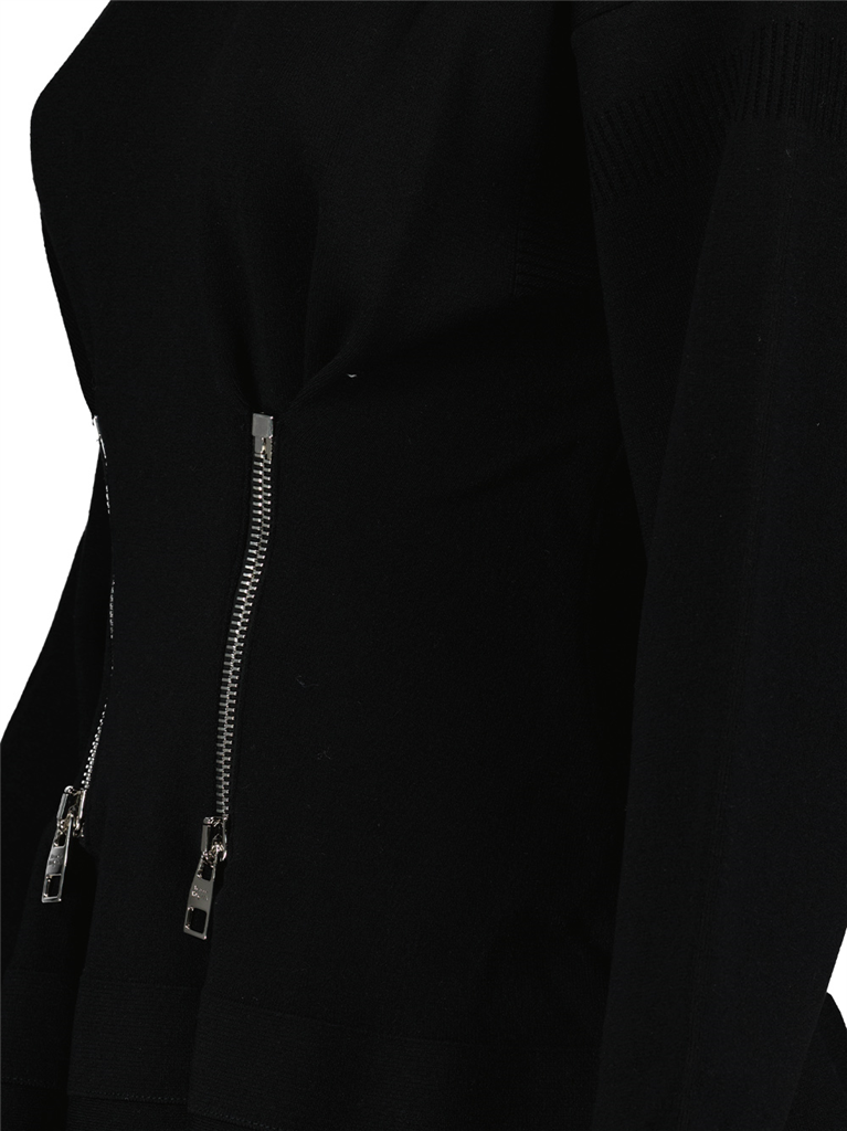 Vestidos Robe en laine noire Alexander McQueen Preto Femme