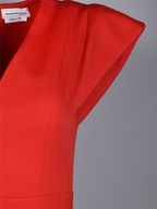 Vestidos Robe en laine Alexander McQueen Vermelho Femme