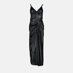 Kleider Robe en moiré Maison Margiela Schwarz Femme