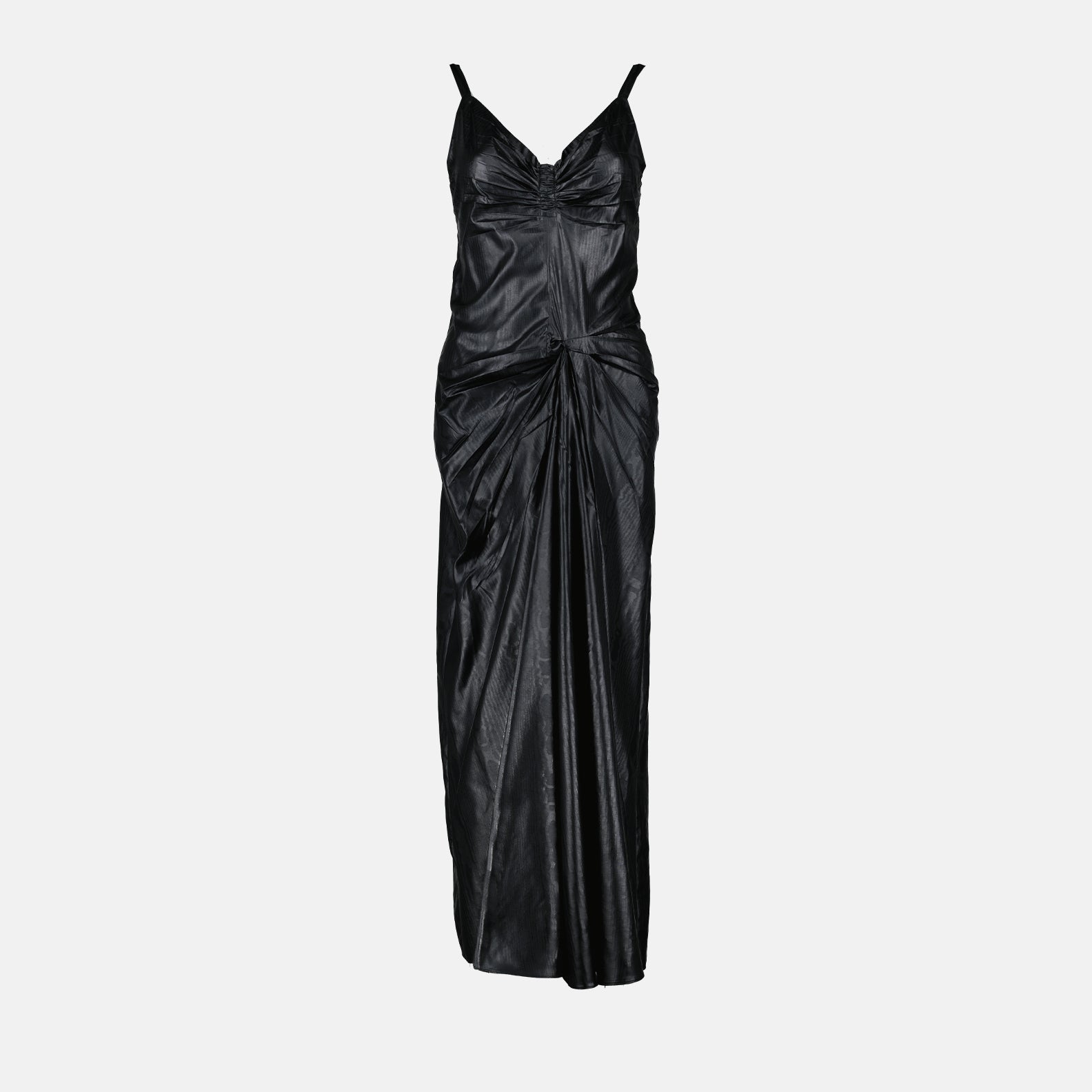 Vestidos Robe en moiré Maison Margiela Preto Femme