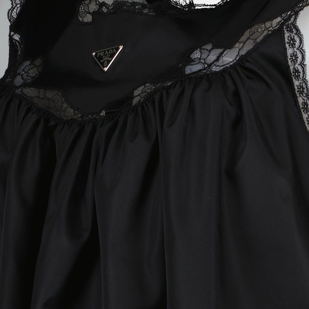 Vestidos Robe en Re-Nylon Prada Preto Femme