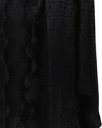 Vestidos Robe en soie FF Fendi Preto Femme