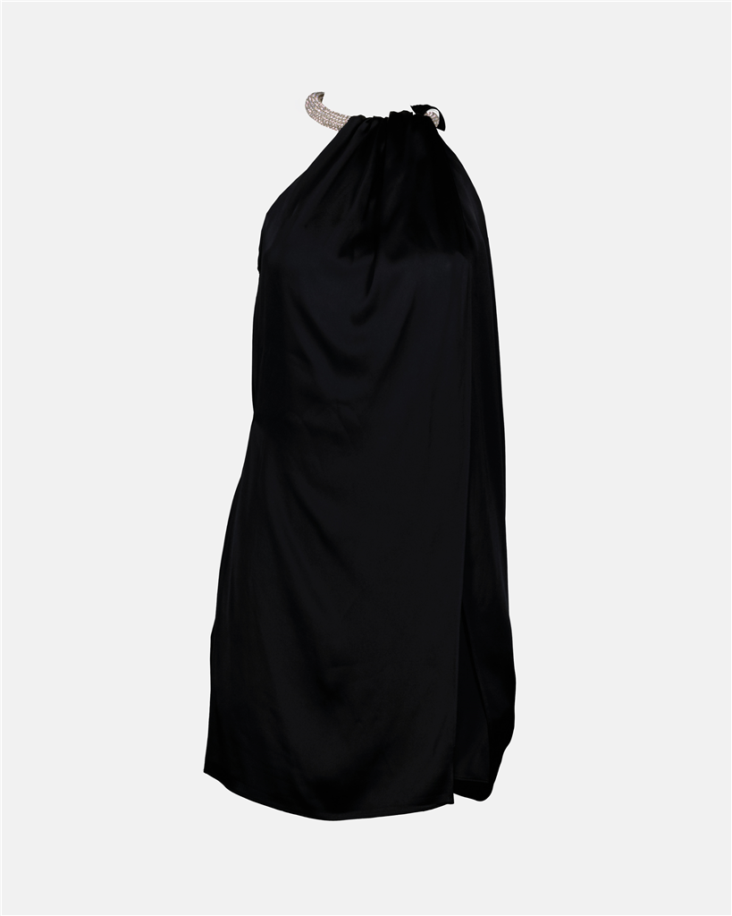 Vestidos Robe en soie Stella McCartney Preto Femme
