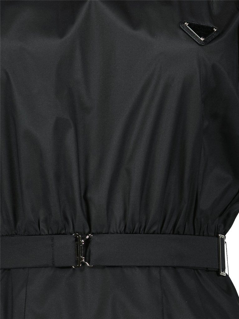 드레스 Robe en soie Prada 검은색 Femme