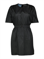 드레스 Robe en soie Prada 검은색 Femme