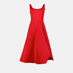 드레스 Robe évasée Alexander McQueen 빨간색 Femme