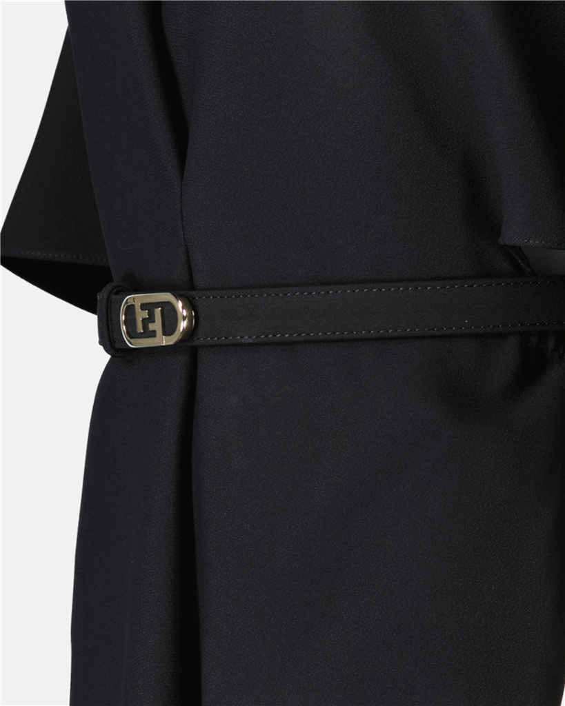 Vestidos Robe Fendi O'Lock Fendi Negro Femme