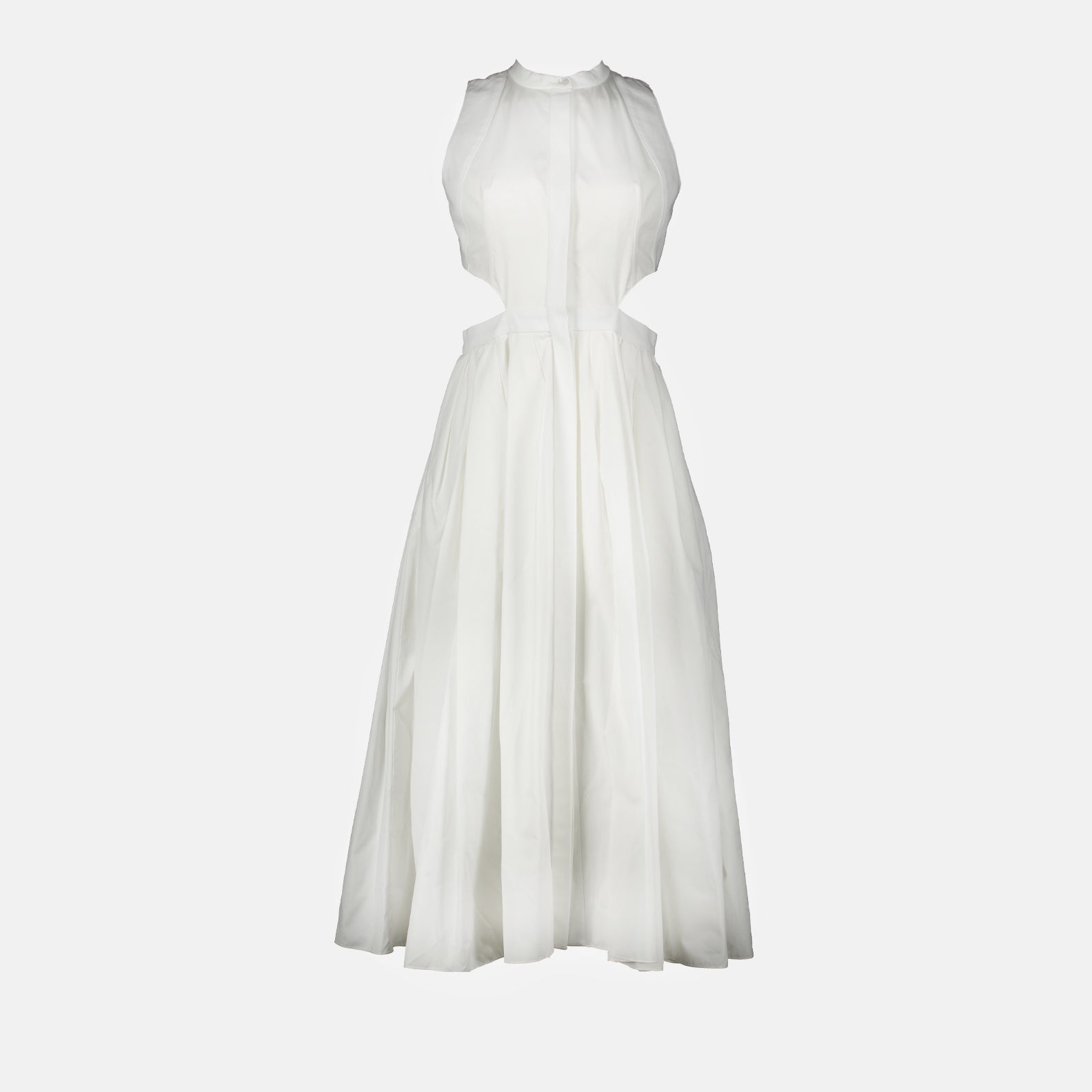 Vestidos Robe fendue Alexander McQueen Branco Femme