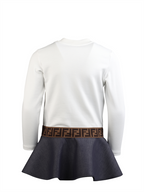 Vestuário Robe FF Fendi Branco Crianças