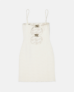 Vestidos Robe fourreau Fendi Branco Femme