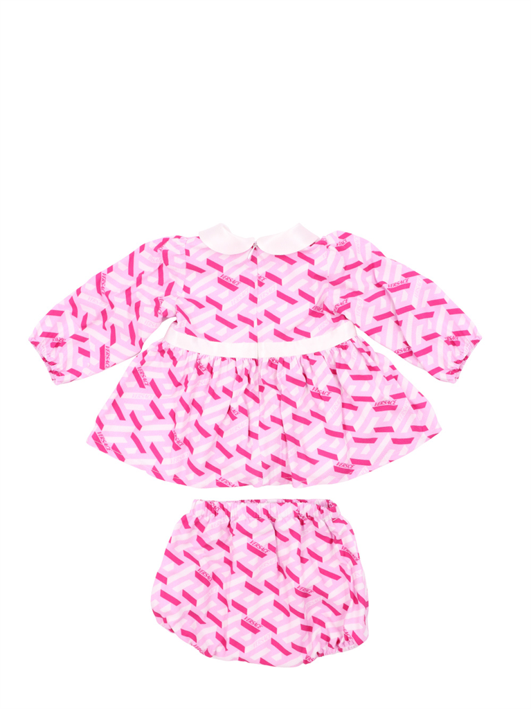 Vestuário Vestido Greca Versace Rosa Crianças