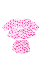 Vestuário Vestido Greca Versace Rosa Crianças